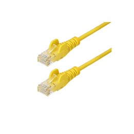 StarTech.com 1.5m Yellow Slim CAT6 Ethernet Cable, Snagless, 28AWG, LSZH - Cavo