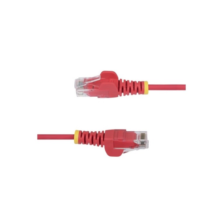 StarTech.com 2m Red Slim CAT6 Ethernet Cable, Snagless, 28AWG, LSZH - Cavo patch
