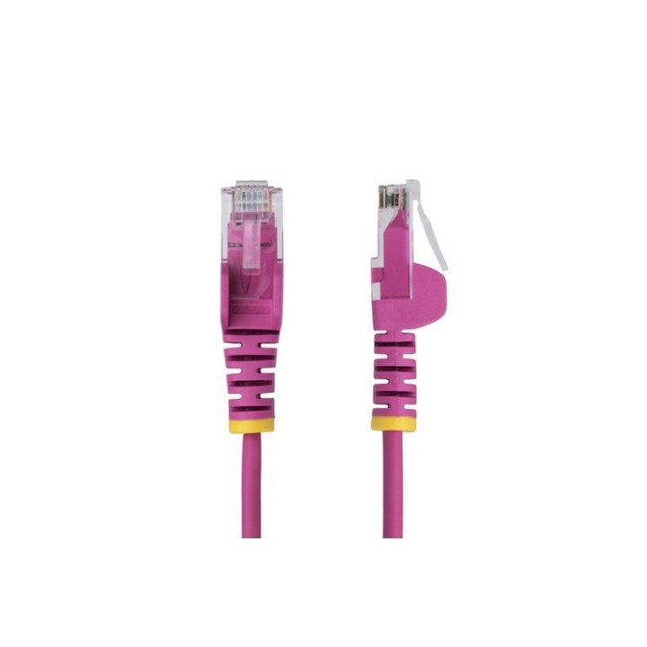 StarTech.com 3m Pink Slim CAT6 Ethernet Cable, Snagless, 28AWG, LSZH - Cavo patc