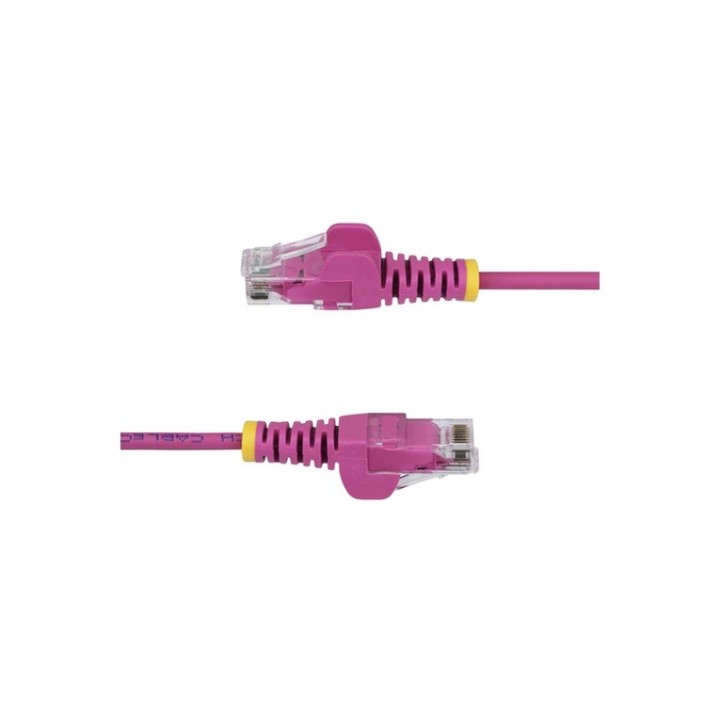 StarTech.com 3m Pink Slim CAT6 Ethernet Cable, Snagless, 28AWG, LSZH - Cavo patc