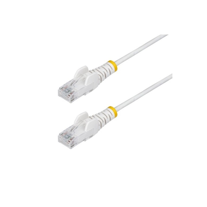 StarTech.com 7m White Slim CAT6 Ethernet Cable, Snagless, 28AWG, LSZH - Cavo pat