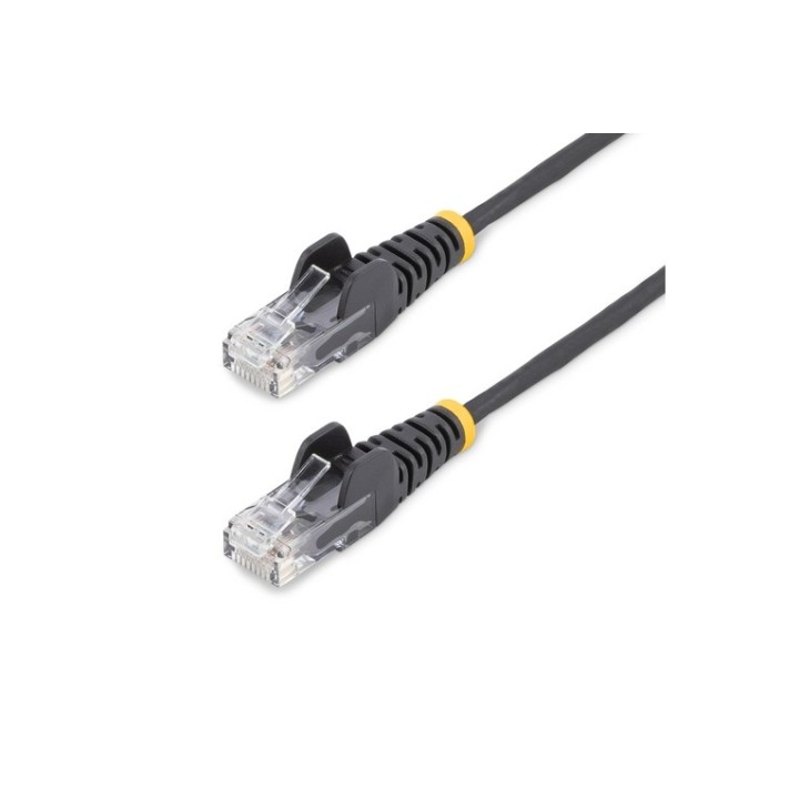 StarTech.com 10m Black Slim CAT6 Ethernet Cable, Snagless, 28AWG, LSZH - Cavo pa