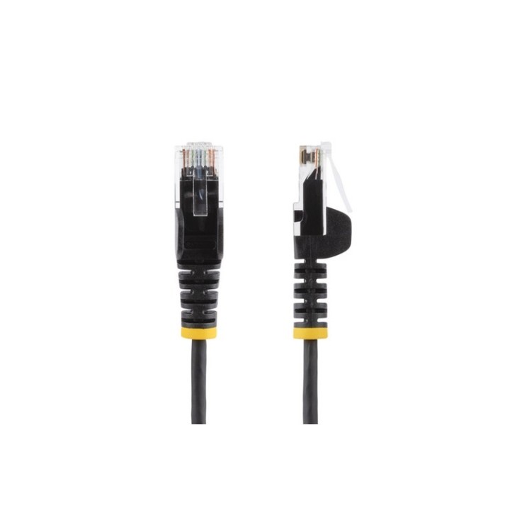 StarTech.com 10m Black Slim CAT6 Ethernet Cable, Snagless, 28AWG, LSZH - Cavo pa