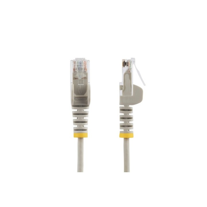 StarTech.com 10m Gray Slim CAT6 Ethernet Cable, Snagless, 28AWG, LSZH - Cavo pat