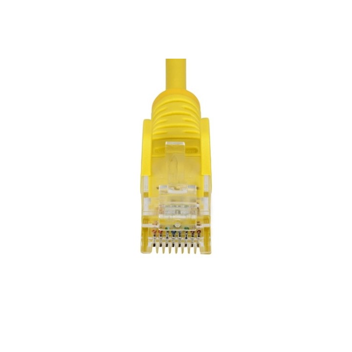 StarTech.com 15m Yellow Slim CAT6 Ethernet Cable, Snagless, 28AWG, LSZH - Cavo p