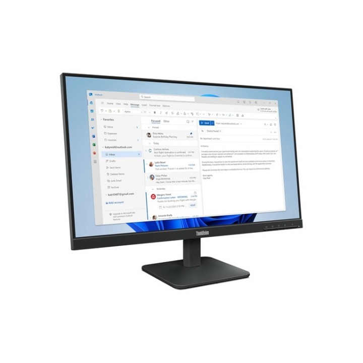 Lenovo ThinkVision S24-4e - Monitor a LED - 24" (23.8" visualizzabile) - 1920 x (64B5KAT1EU)