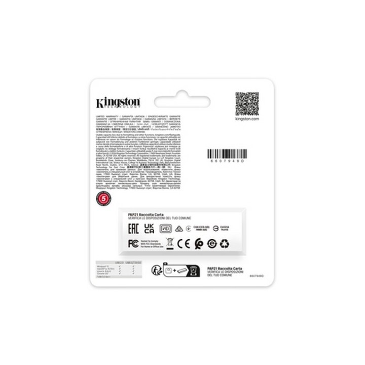 Kingston DataTraveler Exodia S - Chiavetta USB - 64 GB - USB 3.2 Gen 1