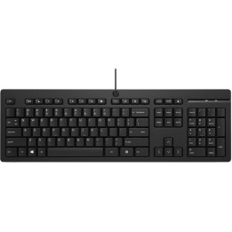HP 125 G2 - Tastiera - 100% - full size - USB - italiana - nero (AY2Y7AAABZ)