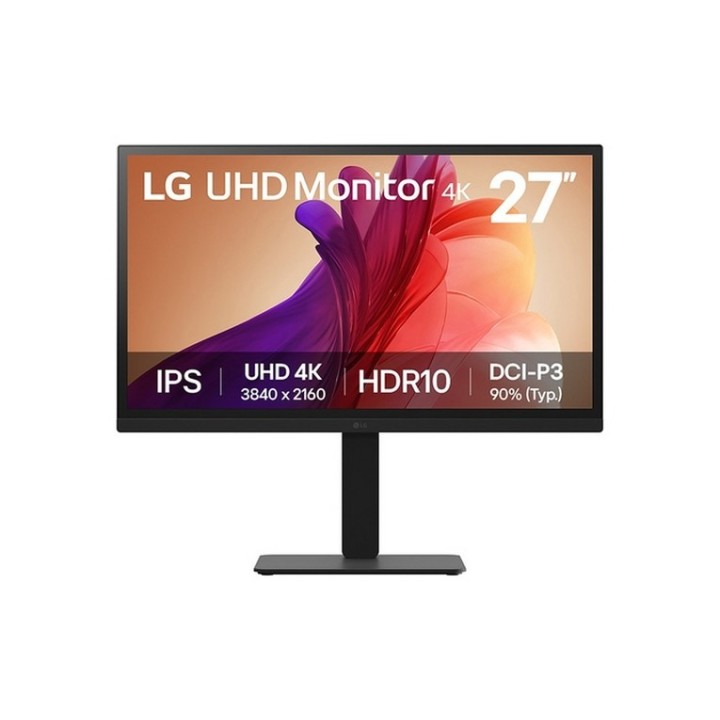 LG 27BA45U-B - Monitor a LED - 27" - 3840 x 2160 4K UHD (2160p) @ 60 Hz - IPS -