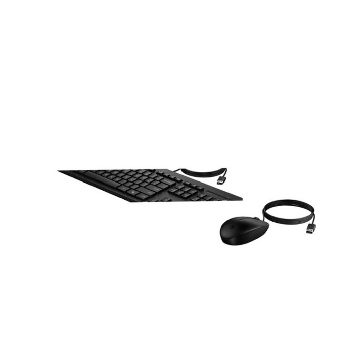 HP 225 - Set mouse e tastiera - ambidestro, layout a 3 zone, corsa dei tasti sta (AX2Y7AAABZ)