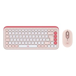Logitech POP Icon Combo - Set mouse e tastiera - senza fili - Bluetooth LE - QWE