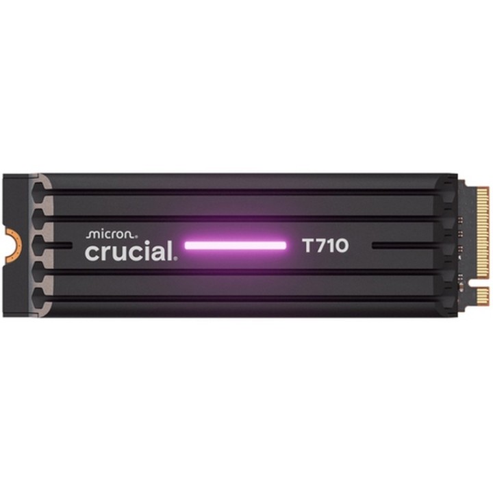 Crucial T710 - SSD - crittografato - 1 TB - interno - M.2 2280 - PCI Express 5.0 (CT1000T710SSD5) - MICRON