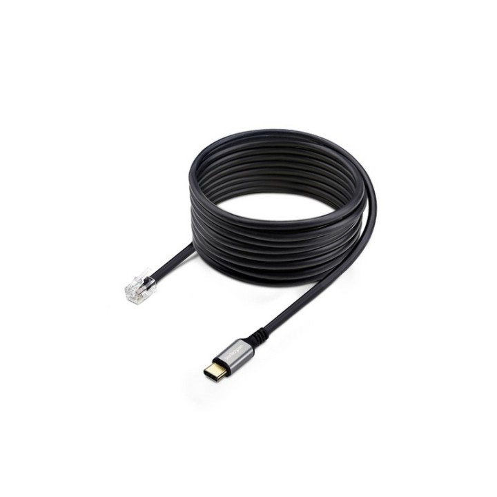 StarTech.com USB-C to RJ9 Adapter for Office Phone Handset or Wired/Wireless Hea (UR9-HEADSET-ADAPTER)