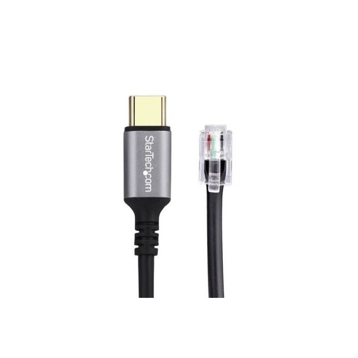 StarTech.com USB-C to RJ9 Adapter for Office Phone Handset or Wired/Wireless Hea (UR9-HEADSET-ADAPTER)