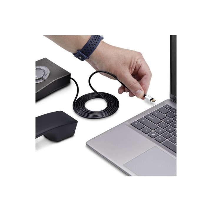 StarTech.com USB-C to RJ9 Adapter for Office Phone Handset or Wired/Wireless Hea (UR9-HEADSET-ADAPTER)