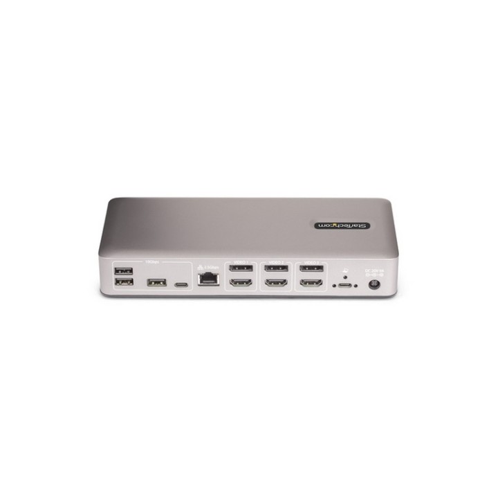 StarTech.com Triple-Monitor USB4 Docking Station, 4K 60Hz HDMI or DisplayPort, 1