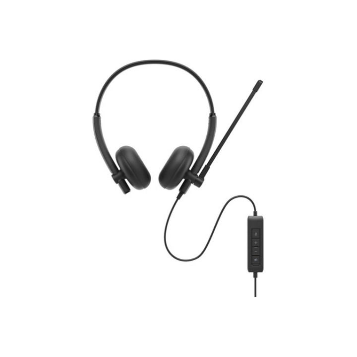 Dell Wired Headset WH125 - Cuffie con microfono - over ear - cablato - USB-A - n