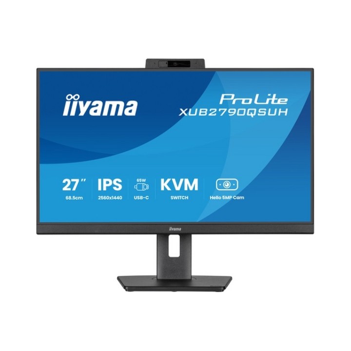 iiyama ProLite XUB2790QSUH-B2 - Monitor a LED - 27" - 2560 x 1440 QHD @ 100 Hz - (XUB2790QSUH-B2)