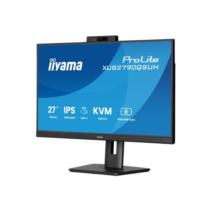 iiyama ProLite XUB2790QSUH-B2 - Monitor a LED - 27" - 2560 x 1440 QHD @ 100 Hz - (XUB2790QSUH-B2)