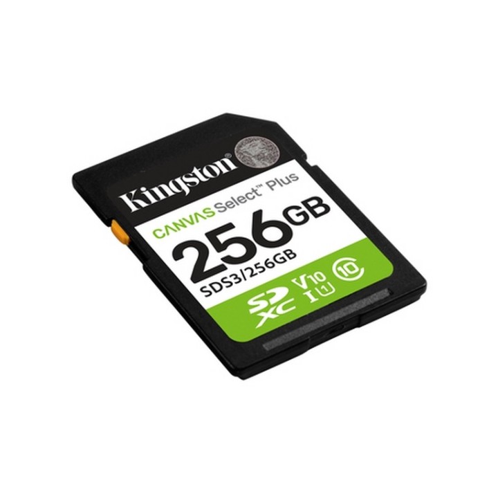 Kingston Canvas Select Plus - Scheda di memoria flash - 256 GB - Video Class V10 (SDS3/256GB)