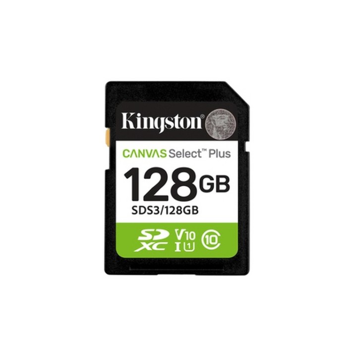 Kingston Canvas Select Plus - Scheda di memoria flash - 128 GB - Video Class V10