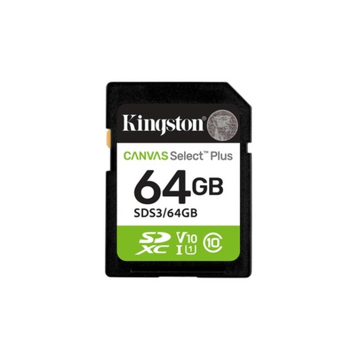 Kingston Canvas Select Plus - Scheda di memoria flash - 64 GB - Video Class V10
