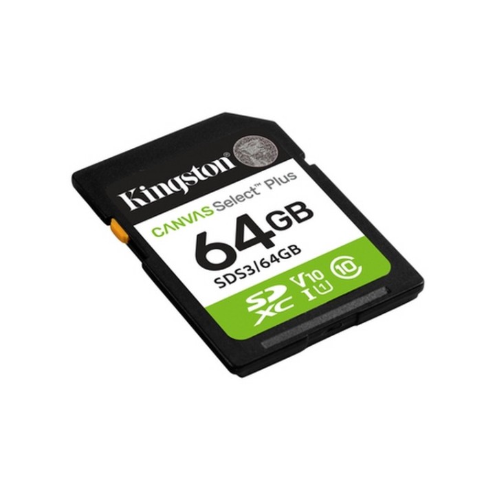 Kingston Canvas Select Plus - Scheda di memoria flash - 64 GB - Video Class V10