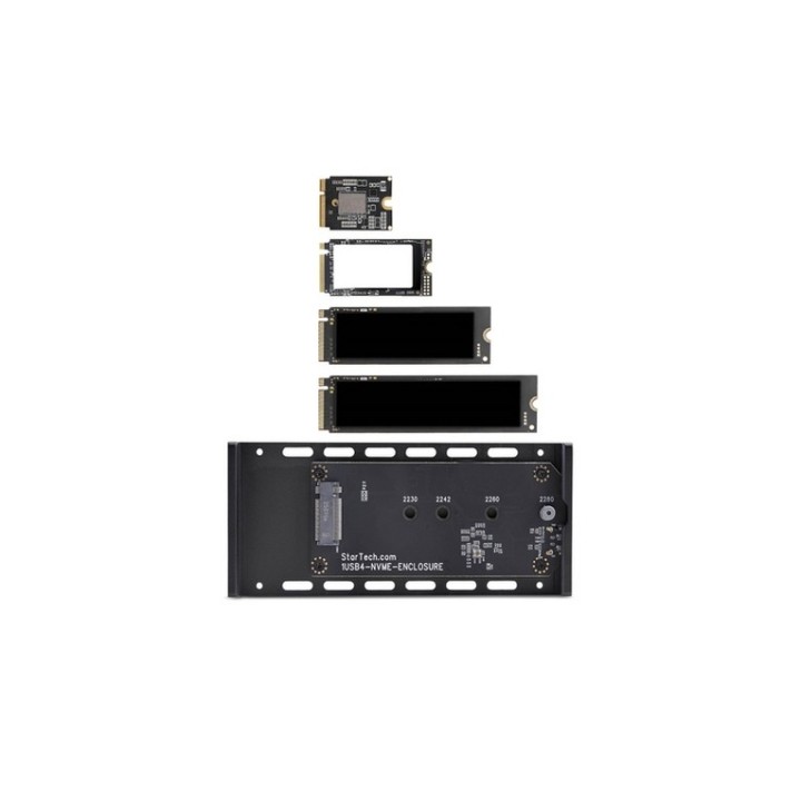 StarTech.com - Contenitore memoria - 1 alloggiamenti (PCIe 4.0 x 4 (NVMe)) (1USB4-NVME-ENCLOSURE)