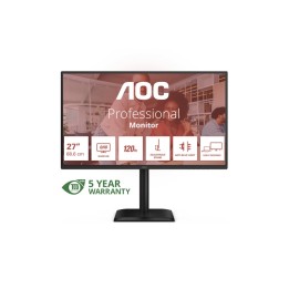 AOC Q27E4CV - Monitor a LED - 27" - 2560 x 1440 QHD @ 120 Hz - IPS - 350 cd/m² - (Q27E4CV)