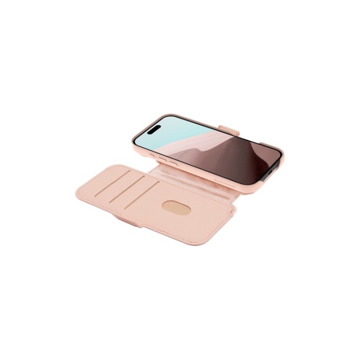 dbramante1928 Lynge - Flip cover per cellulare - Compatibilità MagSafe - sabbia (LM66ICPI6805)