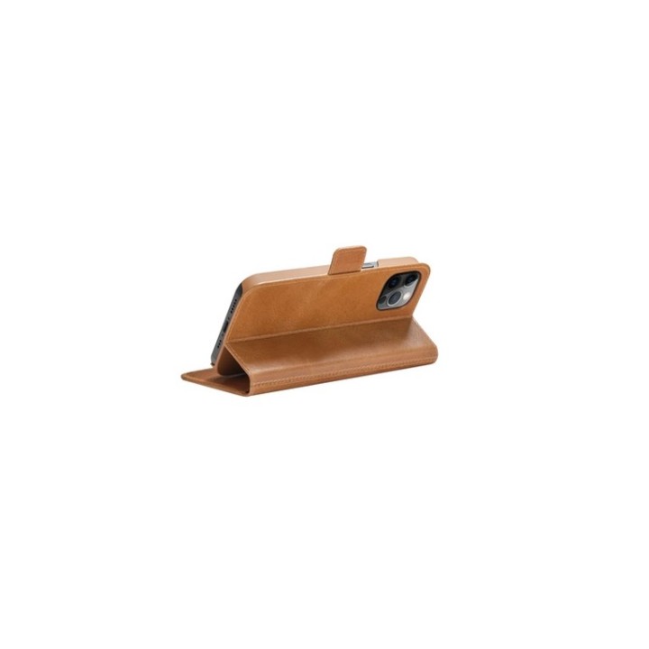 dbramante1928 Copenhagen - Flip cover per cellulare - pelle pieno fiore - tan -