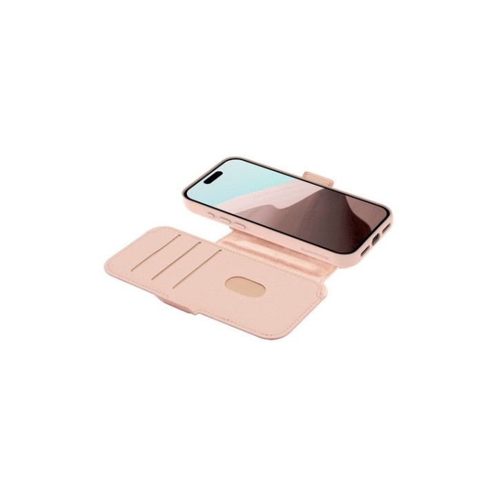 dbramante1928 Lynge - Flip cover per cellulare - Compatibilità MagSafe - sabbia (LM69ICPI6806)