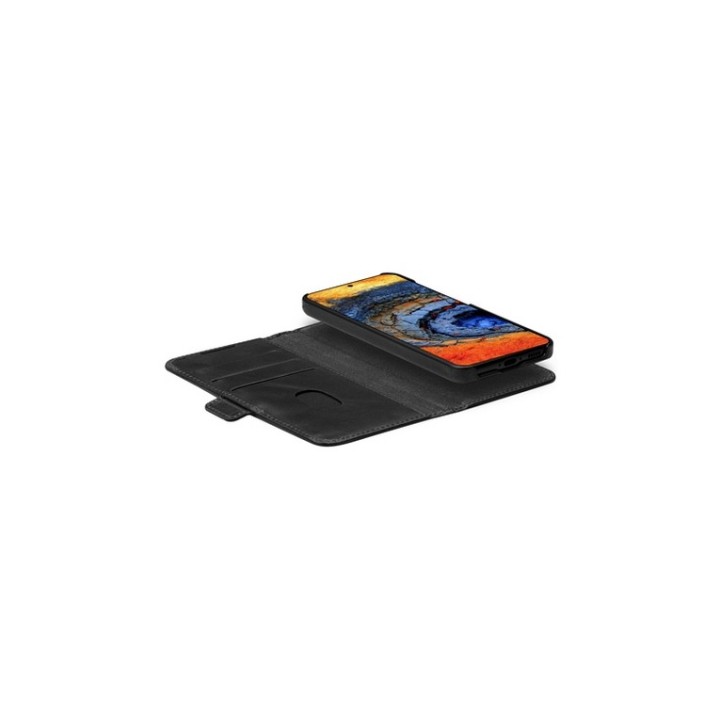 dbramante1928 Lynge - Flip cover per cellulare - pelle pieno fiore - nero - per (LMSSGTBL6468)