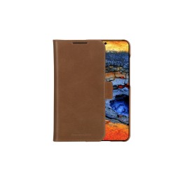dbramante1928 Lynge - Flip cover per cellulare - pelle pieno fiore - tan - per S