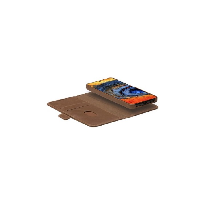 dbramante1928 Lynge - Flip cover per cellulare - pelle pieno fiore - tan - per S (LMSSGTDT6469)