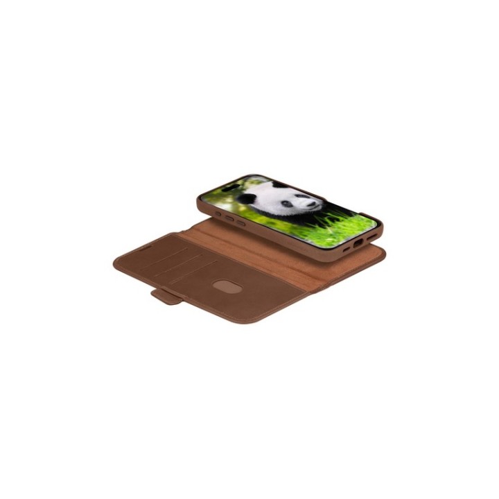 dbramante1928 Lynge - Flip cover per cellulare - Compatibilità MagSafe - pelle p (LM61GT006309)