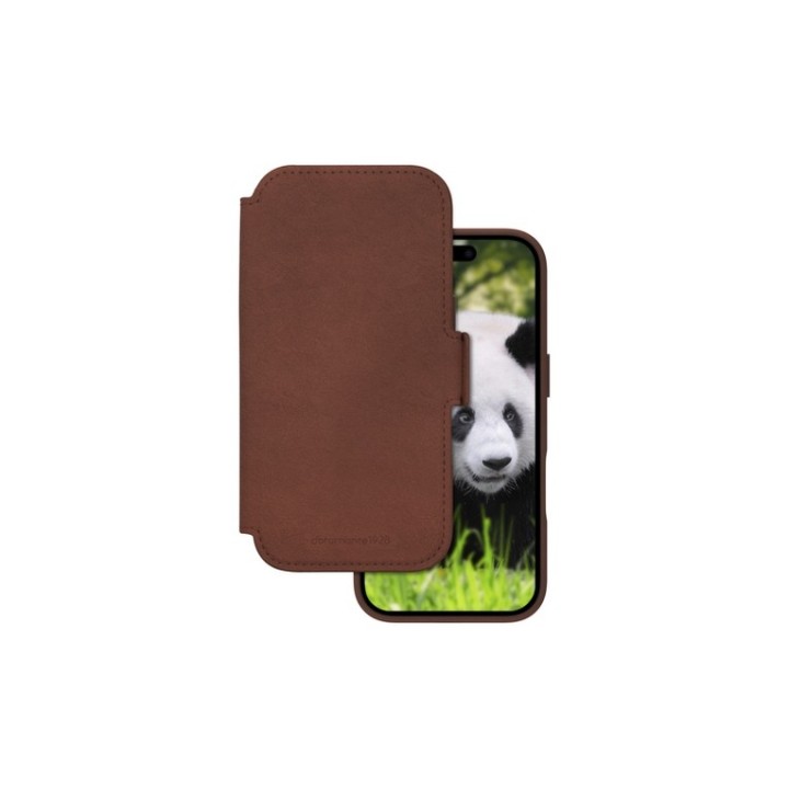 dbramante1928 Lynge - Flip cover per cellulare - Compatibilità MagSafe - pelle p
