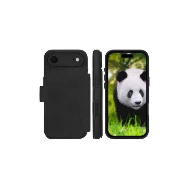 dbramante1928 Lynge - Flip cover per cellulare - Compatibilità MagSafe - pelle p (LM66GTBL6626)