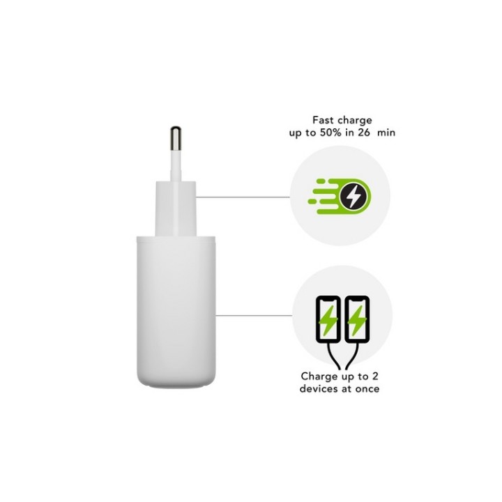 dbramante1928 re-charge - Alimentatore - 25 watt - 2 connettori di uscita (USB-C