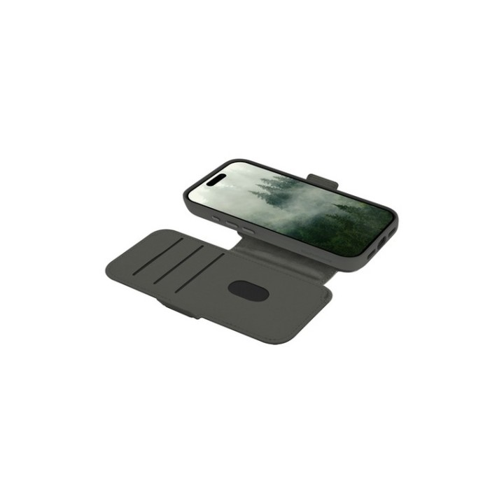 dbramante1928 Lynge - Flip cover per cellulare - Compatibilità MagSafe - ombra d