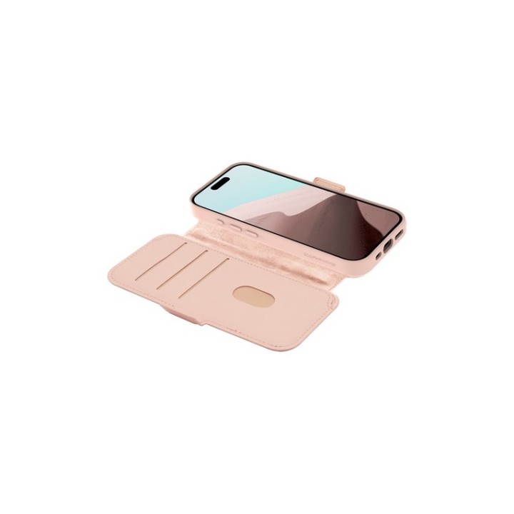 dbramante1928 Lynge - Flip cover per cellulare - Compatibilità MagSafe - sabbia (LM63ICPI6803)