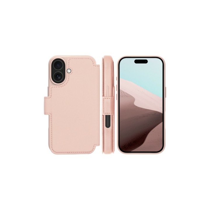dbramante1928 Lynge - Flip cover per cellulare - Compatibilità MagSafe - sabbia (LM63ICPI6803)