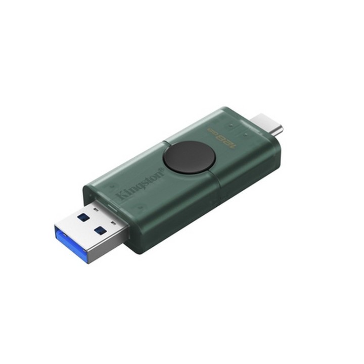 Kingston DataTraveler Duo - Chiavetta USB - 128 GB - USB 3.2 Gen 1 / USB-C (DTDEG2/128GB)
