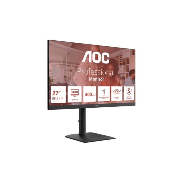 AOC U27E4CV - E4 Series - monitor a LED - 27" - 3840 x 2160 4K UHD (2160p) @ 60