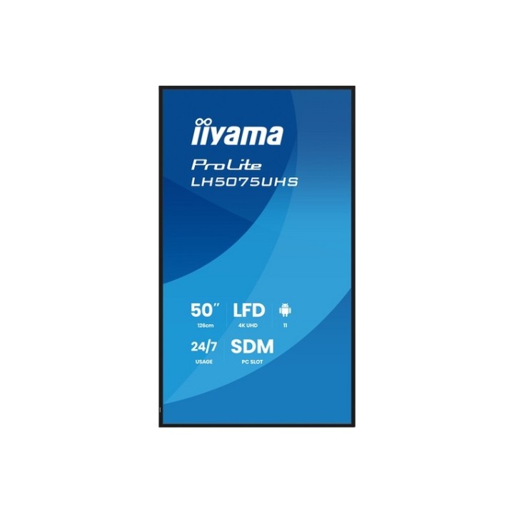 iiyama ProLite LH5075UHS-B2AG - 50" Categoria diagonale (49.5" visualizzabile) D (LH5075UHS-B2AG)