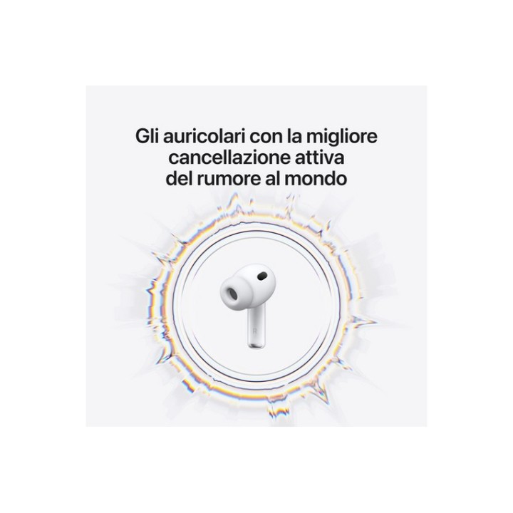 Apple AirPods Pro 3 - True wireless earphones con microfono - in-ear - Bluetooth (MFHP4ZM/A)