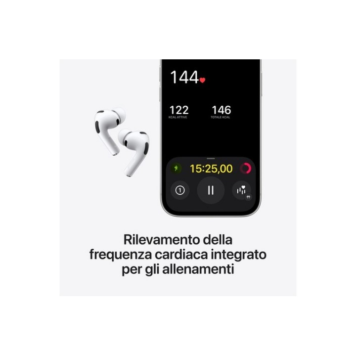 Apple AirPods Pro 3 - True wireless earphones con microfono - in-ear - Bluetooth (MFHP4ZM/A)