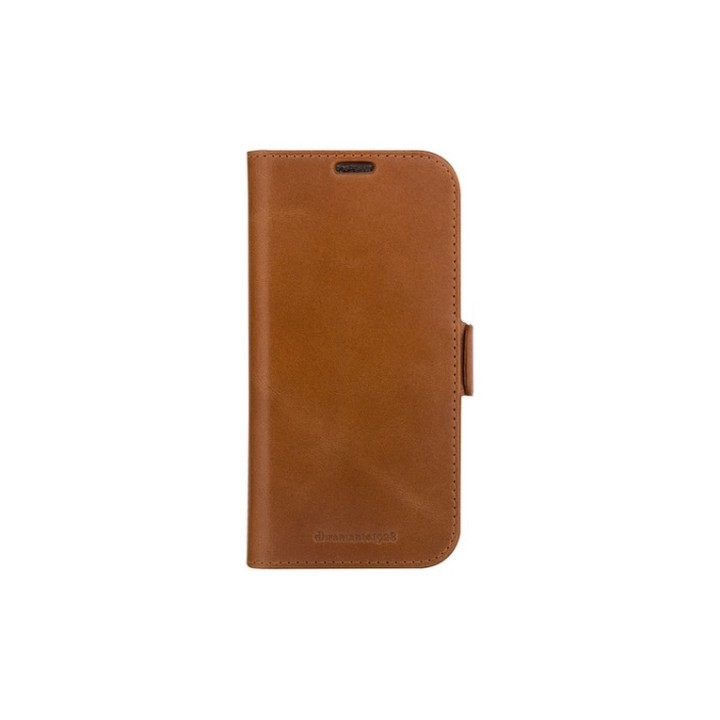 dbramante1928 Copenhagen - Flip cover per cellulare - pelle pieno fiore - tan -