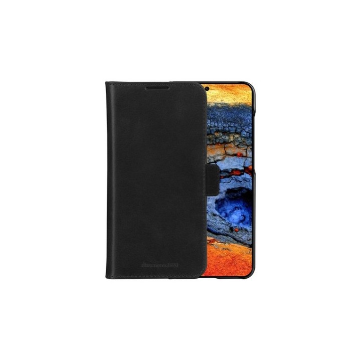 dbramante1928 Lynge - Flip cover per cellulare - pelle pieno fiore - nero - per