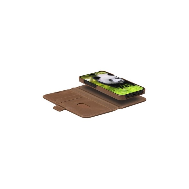 dbramante1928 Lynge - Flip cover per cellulare - Compatibilità MagSafe - pelle p